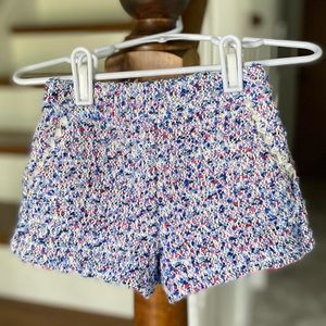 Janie and Jack Tweed Boucle Shorts Blue